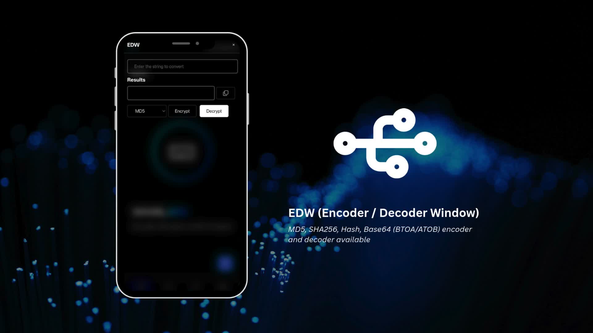 Whirlsen 5 EDW Suite Interface showing real-time string hashing by Yash12007
